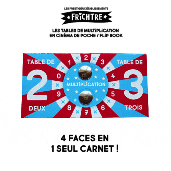 Les TABLES de MULTiPLiCATiONS <br> <span style="font-size:0.7em">Tables de 2-3 (face A) <br> Tables de 4-5 (face B)</span> – Image 5