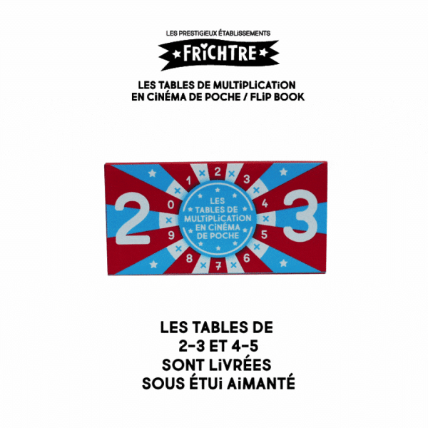 Les TABLES de MULTiPLiCATiONS <br> <span style="font-size:0.7em">Tables de 2-3 (face A) <br> Tables de 4-5 (face B)</span> – Image 4