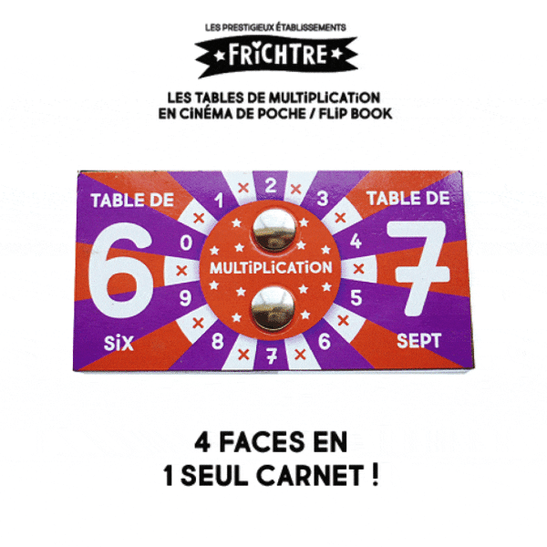 Les TABLES de MULTiPLiCATiONS <br> <span style="font-size:0.7em">Tables de 6-7 (face A) <br> Tables de 8-9 (face B)</span> – Image 5