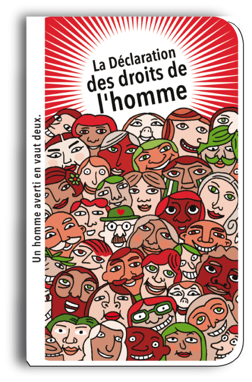 LA DÉCLARATiON <br> <span style="font-size:0.7em">des droits de l’homme</span>